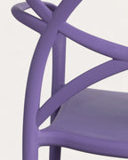 Polypropylene Dining Chair with Armrests Cielo
