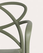 Polypropylene Dining Chair with Armrests Cielo