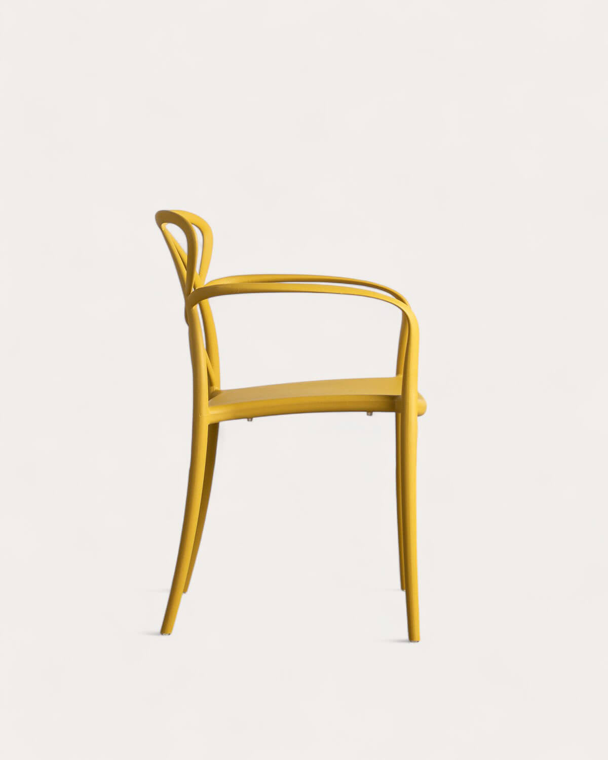 Polypropylene Dining Chair with Armrests Cielo