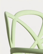 Polypropylene Dining Chair with Armrests Cielo