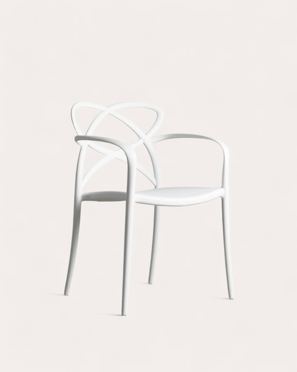Polypropylene Dining Chair with Armrests Cielo
