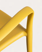 Polypropylene Dining Chair with Armrests Cielo