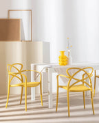 Polypropylene Dining Chair with Armrests Cielo