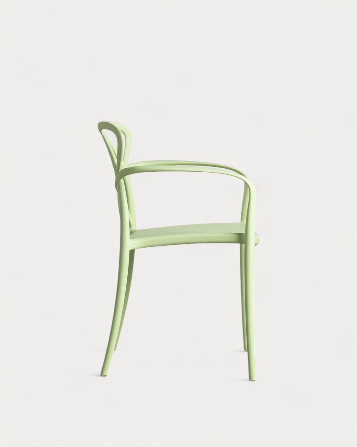 Polypropylene Dining Chair with Armrests Cielo