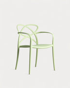 Polypropylene Dining Chair with Armrests Cielo
