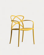 Polypropylene Dining Chair with Armrests Cielo