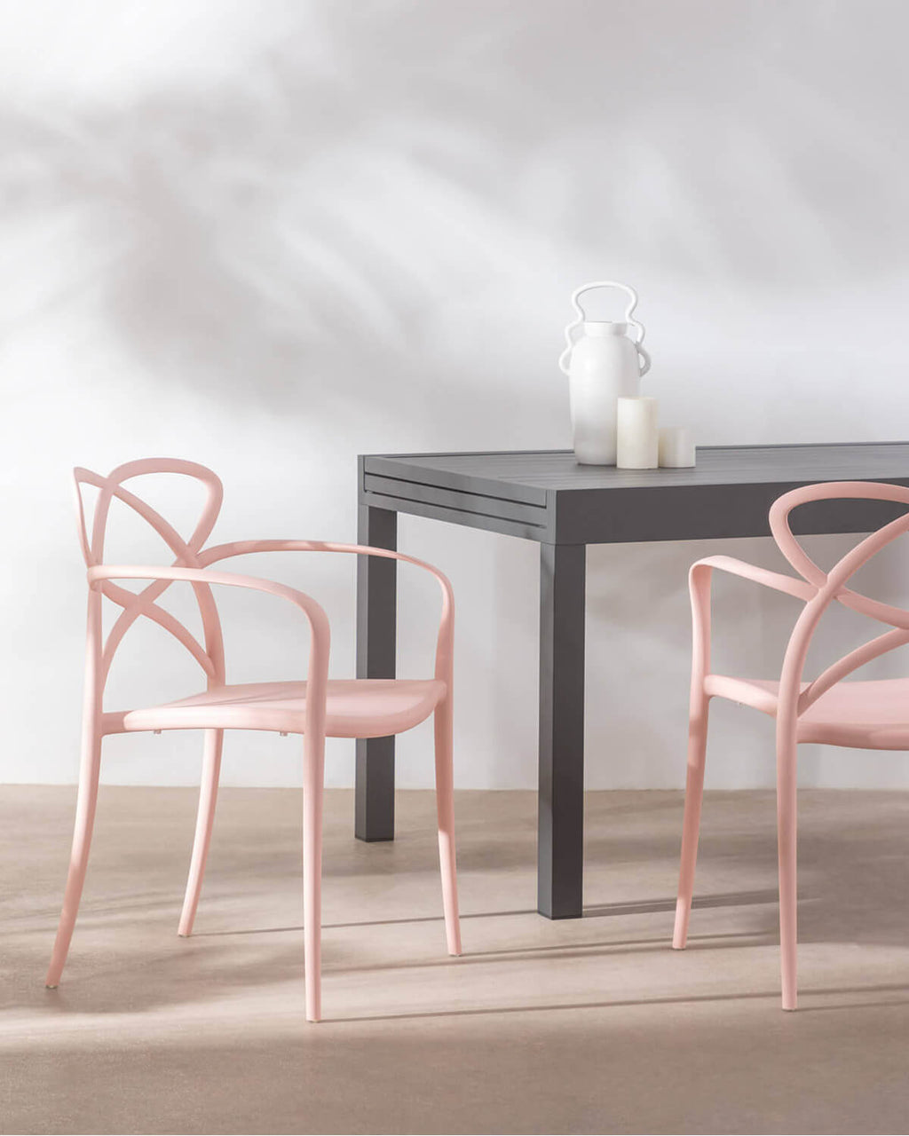Polypropylene Dining Chair with Armrests Cielo
