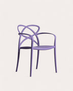Polypropylene Dining Chair with Armrests Cielo