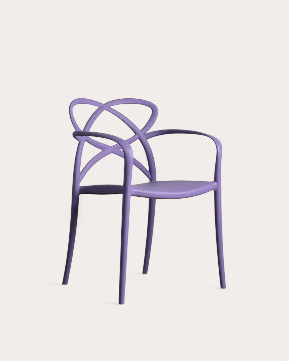 Polypropylene Dining Chair with Armrests Cielo