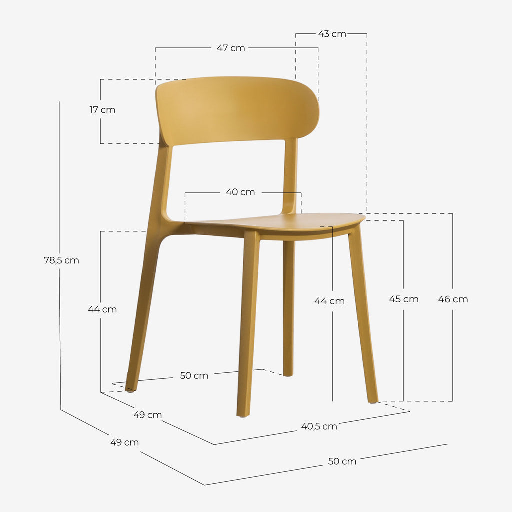 Briel Polypropylene Dining Chair