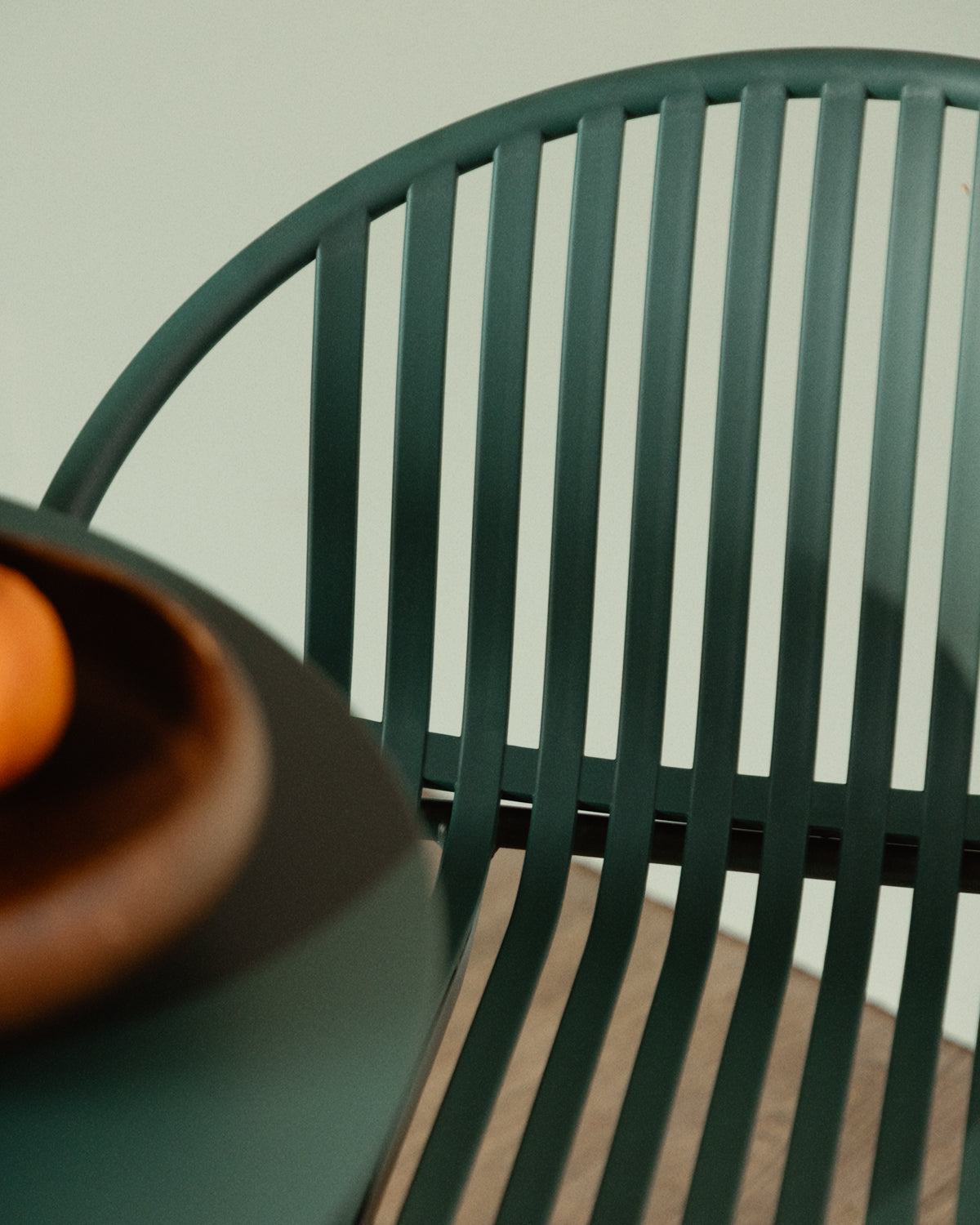 Anier polypropylene and metal dining chair