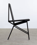 Amur Colors Synthetic Rattan and Metal Dining Chair