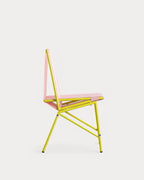Amur Colors Synthetic Rattan and Metal Dining Chair