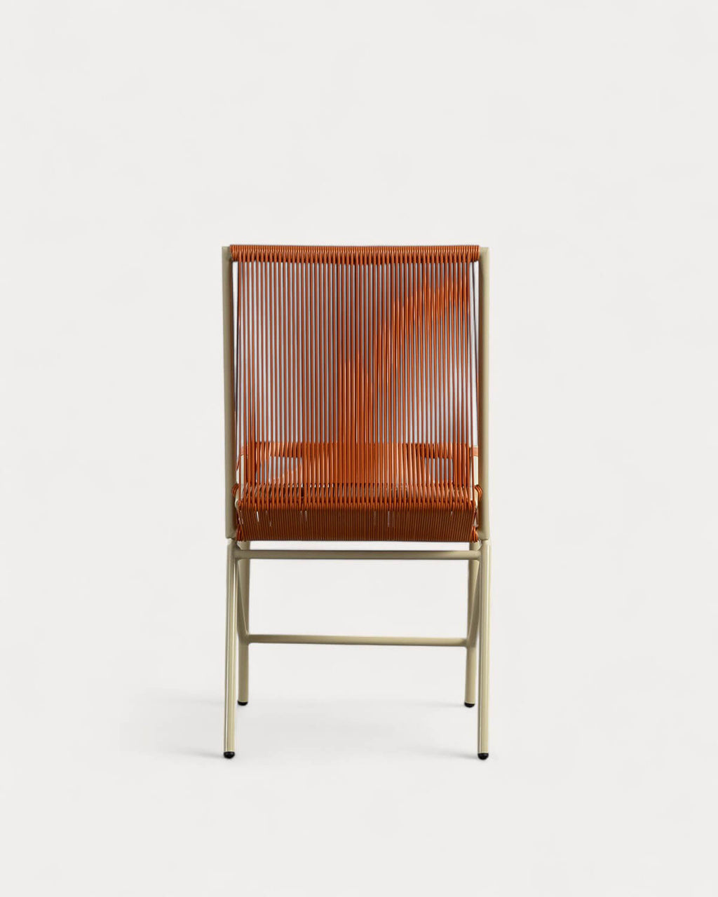 Amur Colors Synthetic Rattan and Metal Dining Chair