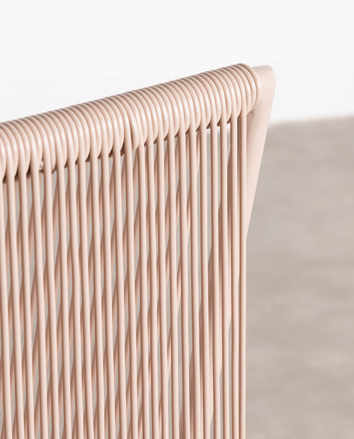 Amur Colors Synthetic Rattan and Metal Dining Chair