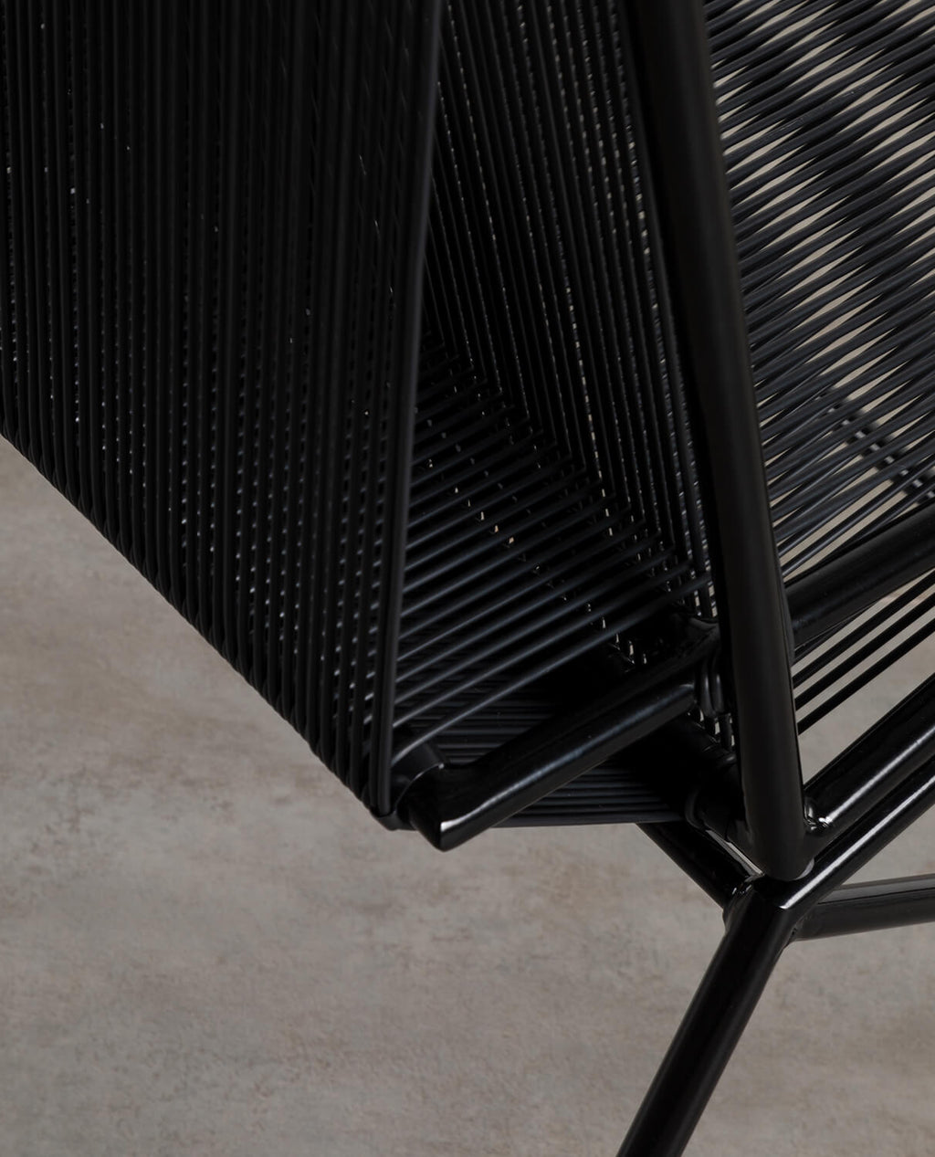 Amur Colors Synthetic Rattan and Metal Dining Chair