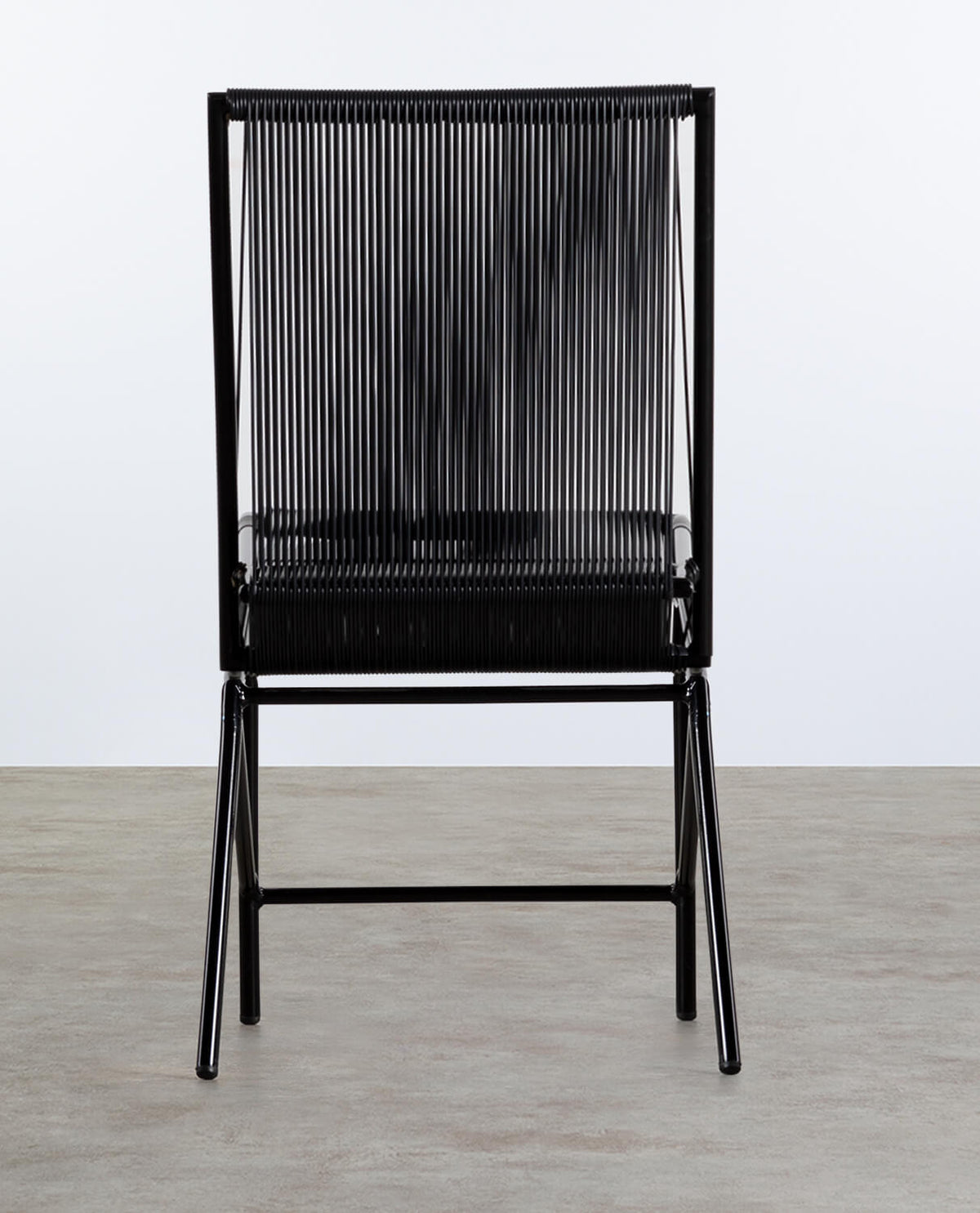 Amur Colors Synthetic Rattan and Metal Dining Chair