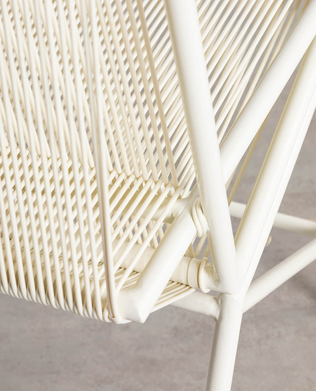 Amur Colors Synthetic Rattan and Metal Dining Chair