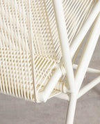 Amur Colors Synthetic Rattan and Metal Dining Chair
