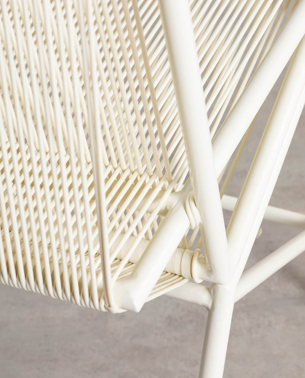 Amur Colors Synthetic Rattan and Metal Dining Chair