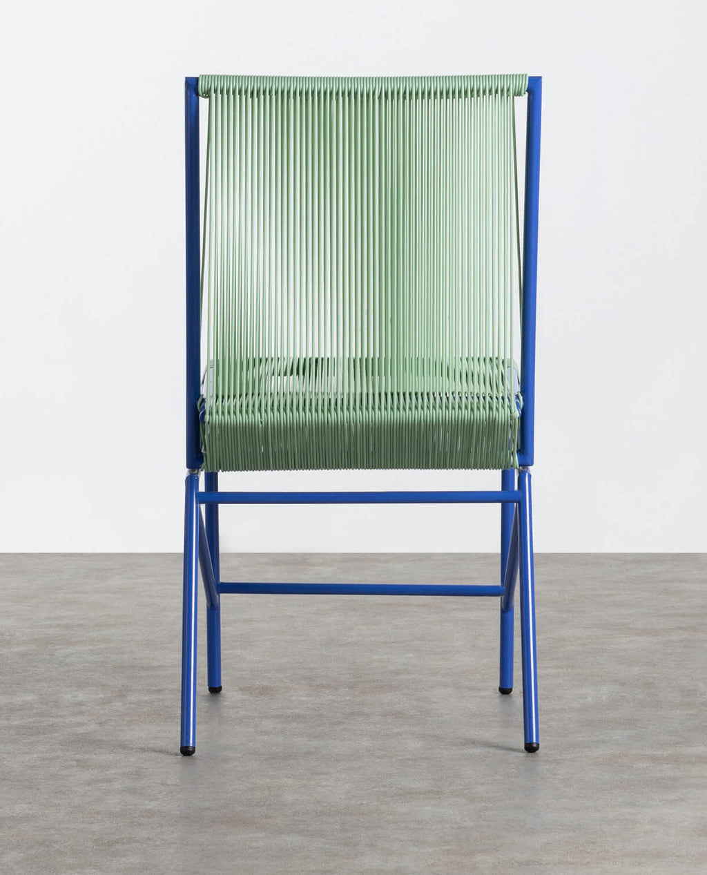 Amur Colors Synthetic Rattan and Metal Dining Chair