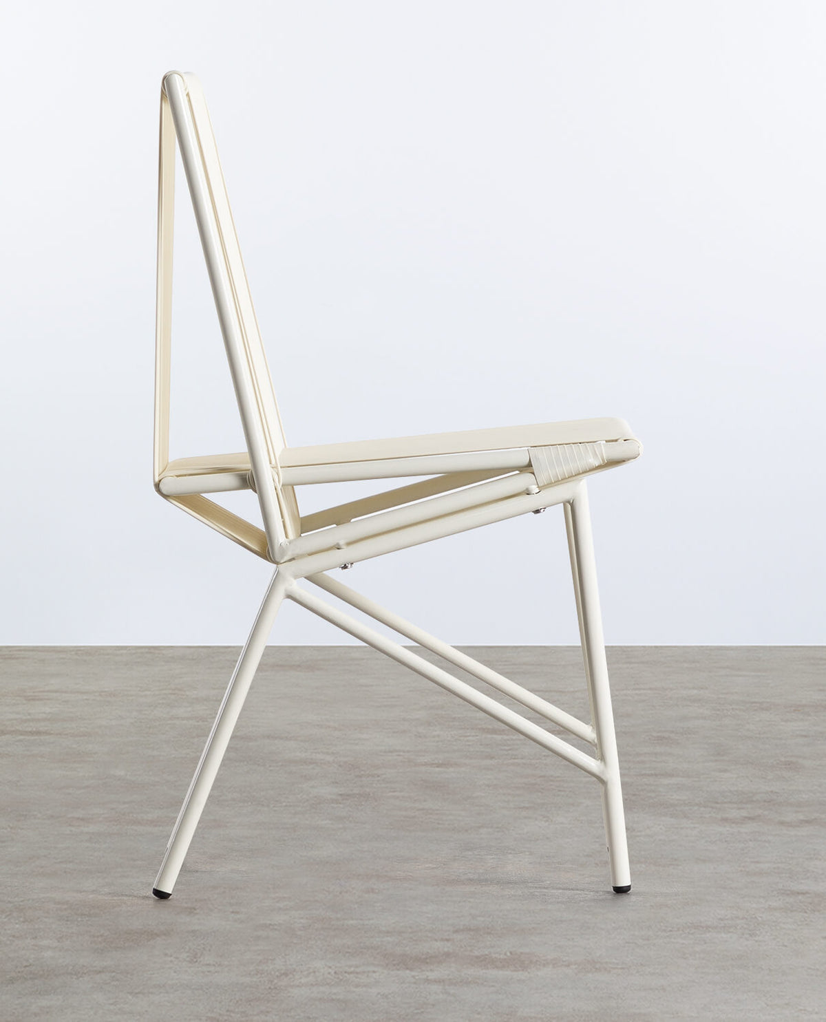Amur Colors Synthetic Rattan and Metal Dining Chair