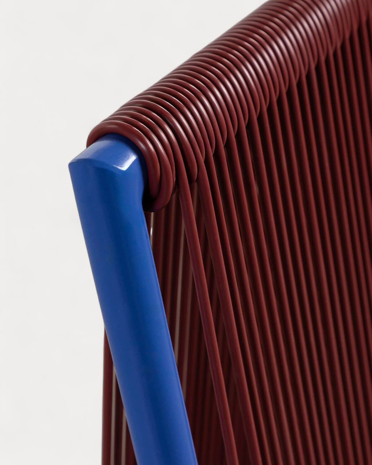 Amur Colors Synthetic Rattan and Metal Dining Chair