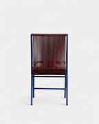 Amur Colors Synthetic Rattan and Metal Dining Chair