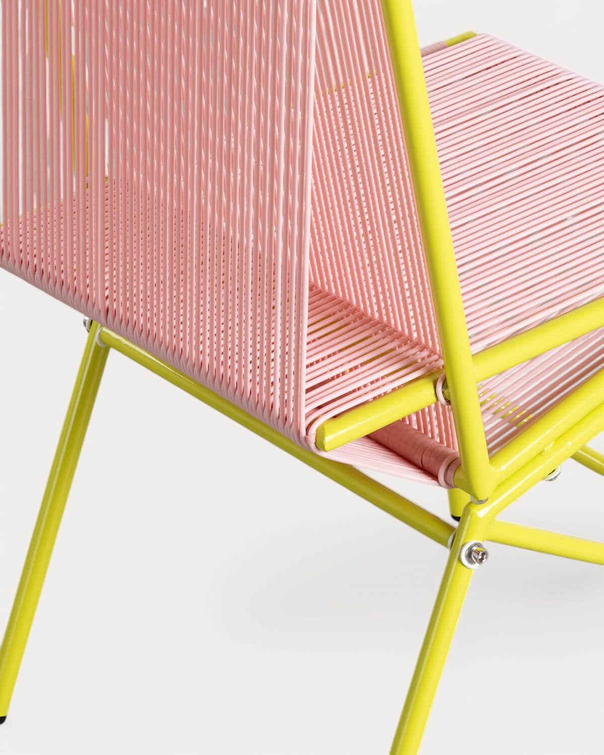 Amur Colors Synthetic Rattan and Metal Dining Chair