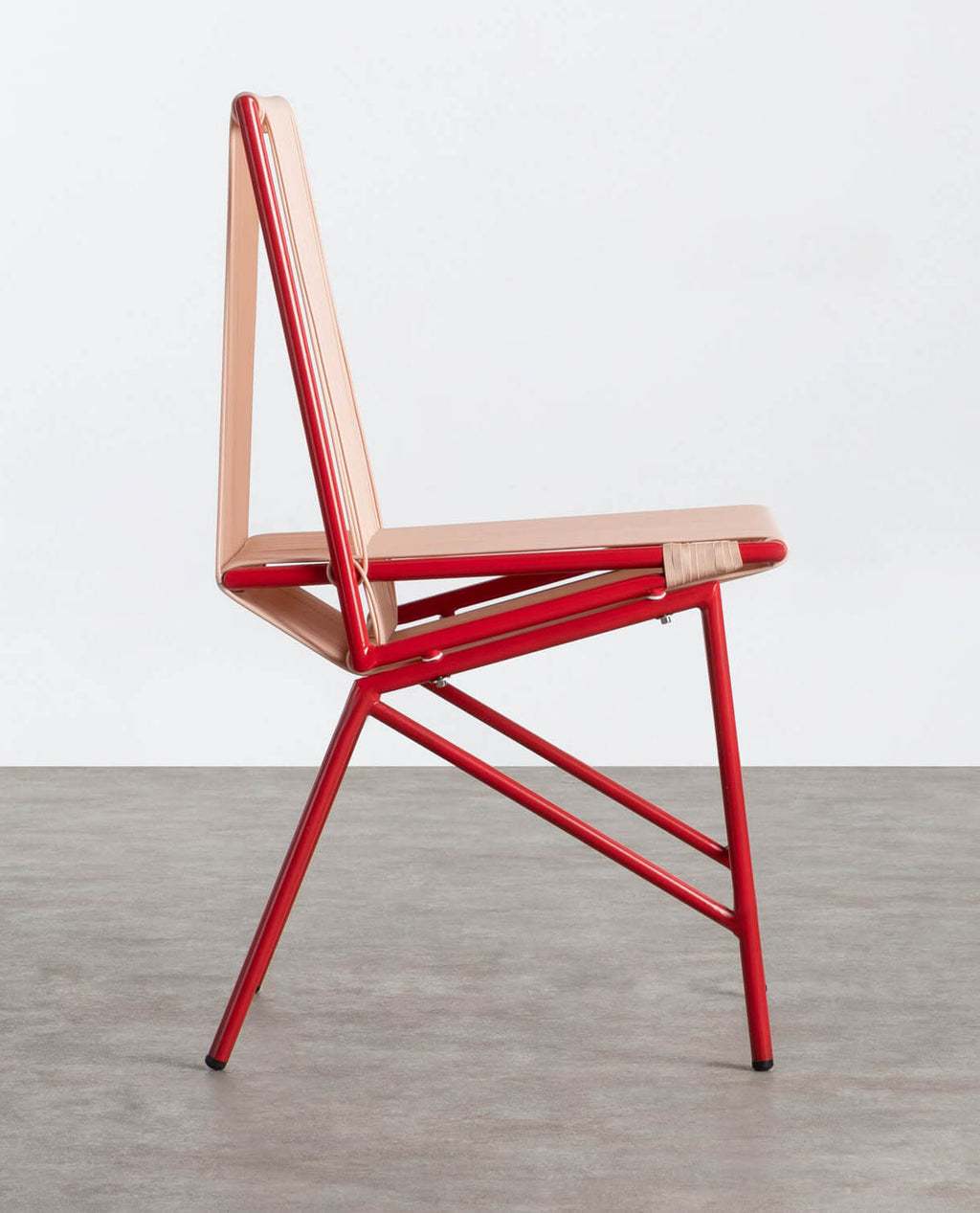 Amur Colors Synthetic Rattan and Metal Dining Chair