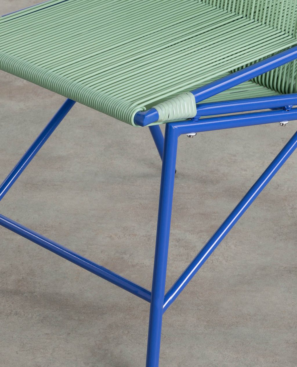 Amur Colors Synthetic Rattan and Metal Dining Chair