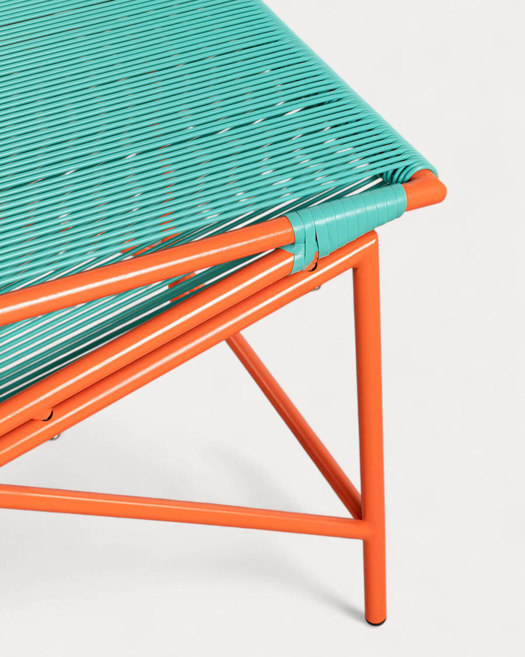 Amur Colors Synthetic Rattan and Metal Dining Chair