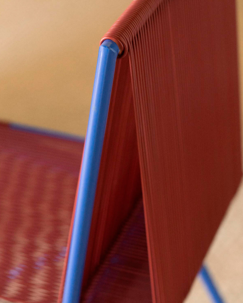 Amur Colors Synthetic Rattan and Metal Dining Chair