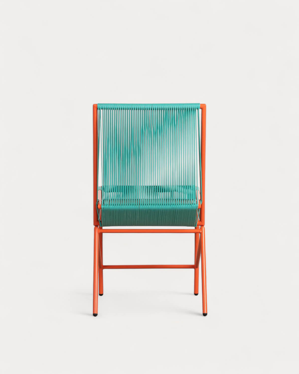 Amur Colors Synthetic Rattan and Metal Dining Chair