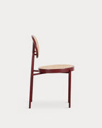 Vili Natural Rattan and Metal Dining Chair