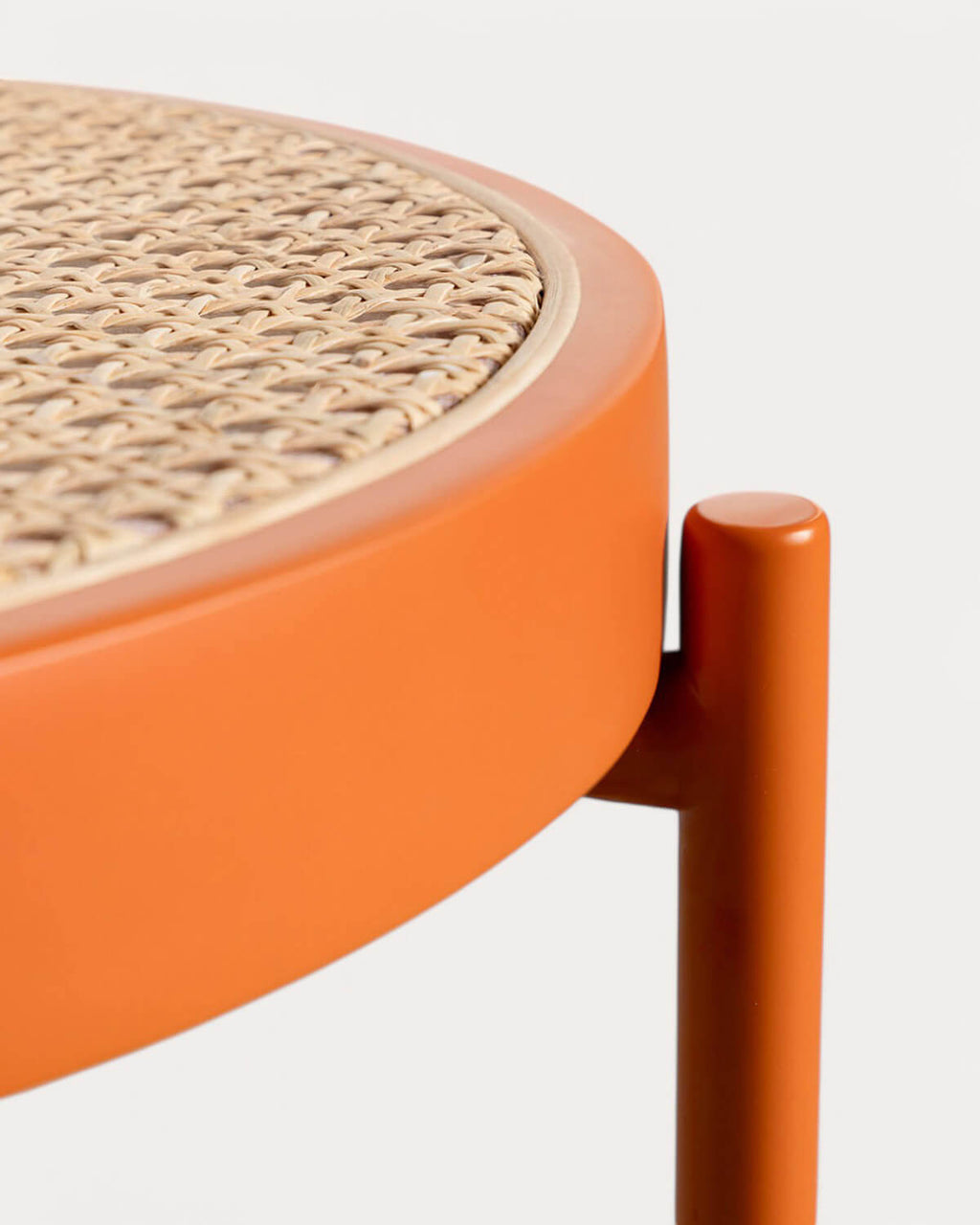 Vili Natural Rattan and Metal Dining Chair