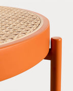 Vili Natural Rattan and Metal Dining Chair