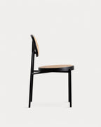 Vili Natural Rattan and Metal Dining Chair