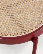 Vili Natural Rattan and Metal Dining Chair