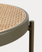 Vili Natural Rattan and Metal Dining Chair
