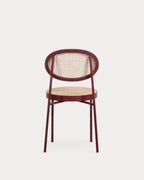 Vili Natural Rattan and Metal Dining Chair
