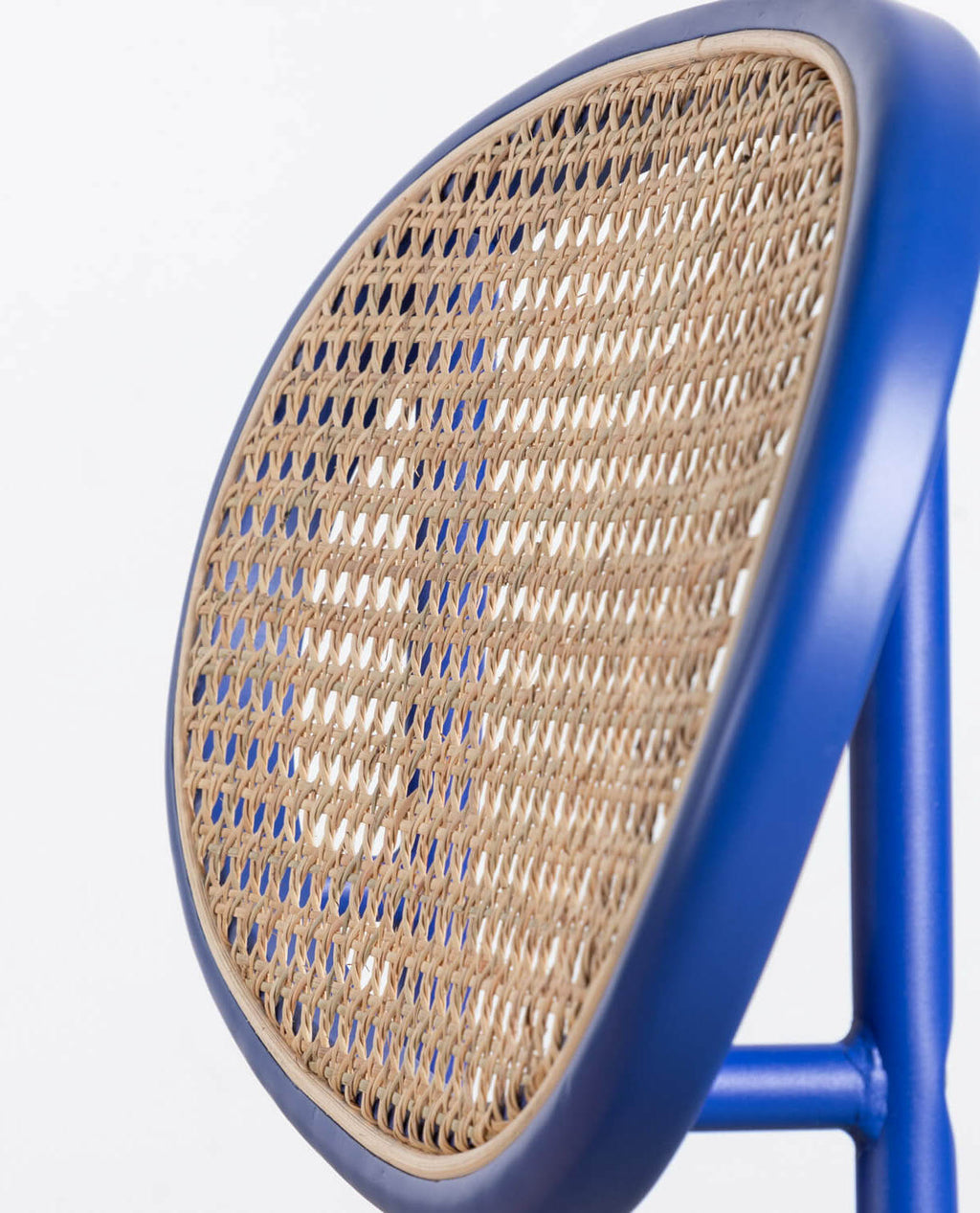 Vili Natural Rattan and Metal Dining Chair