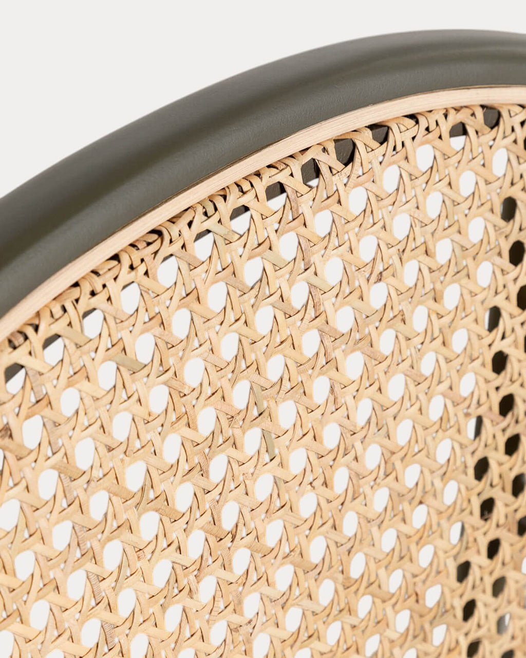 Vili Natural Rattan and Metal Dining Chair