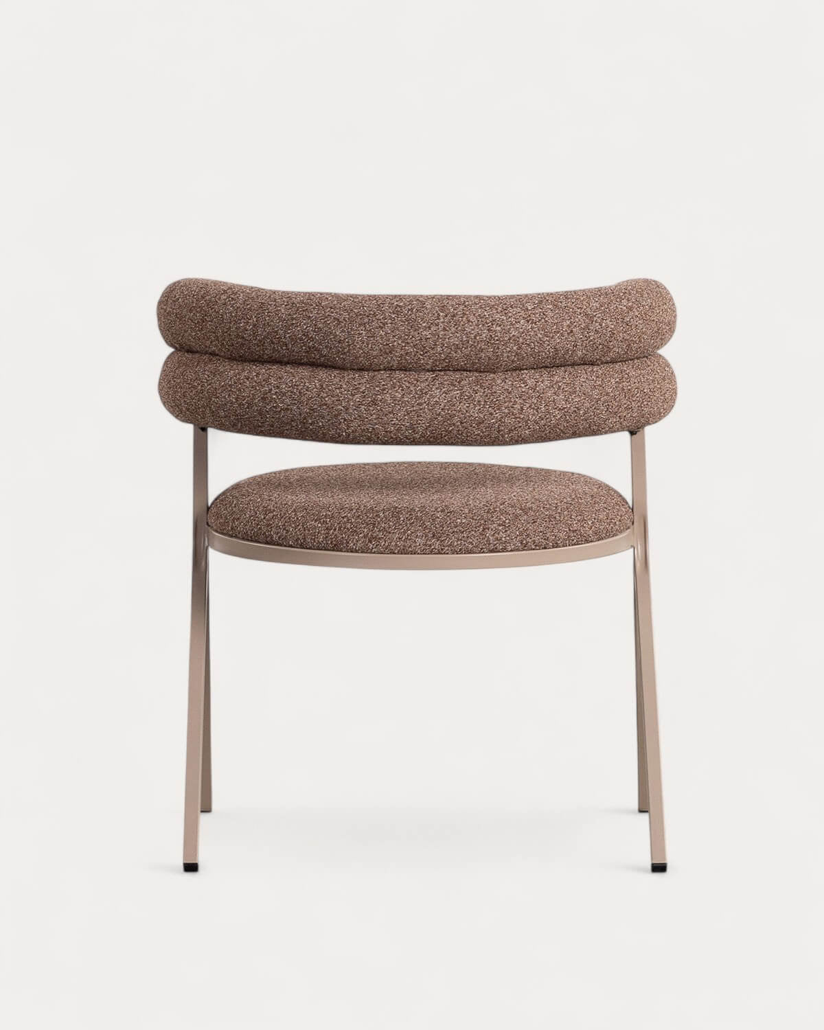 Aixa Classic fabric and metal dining chair