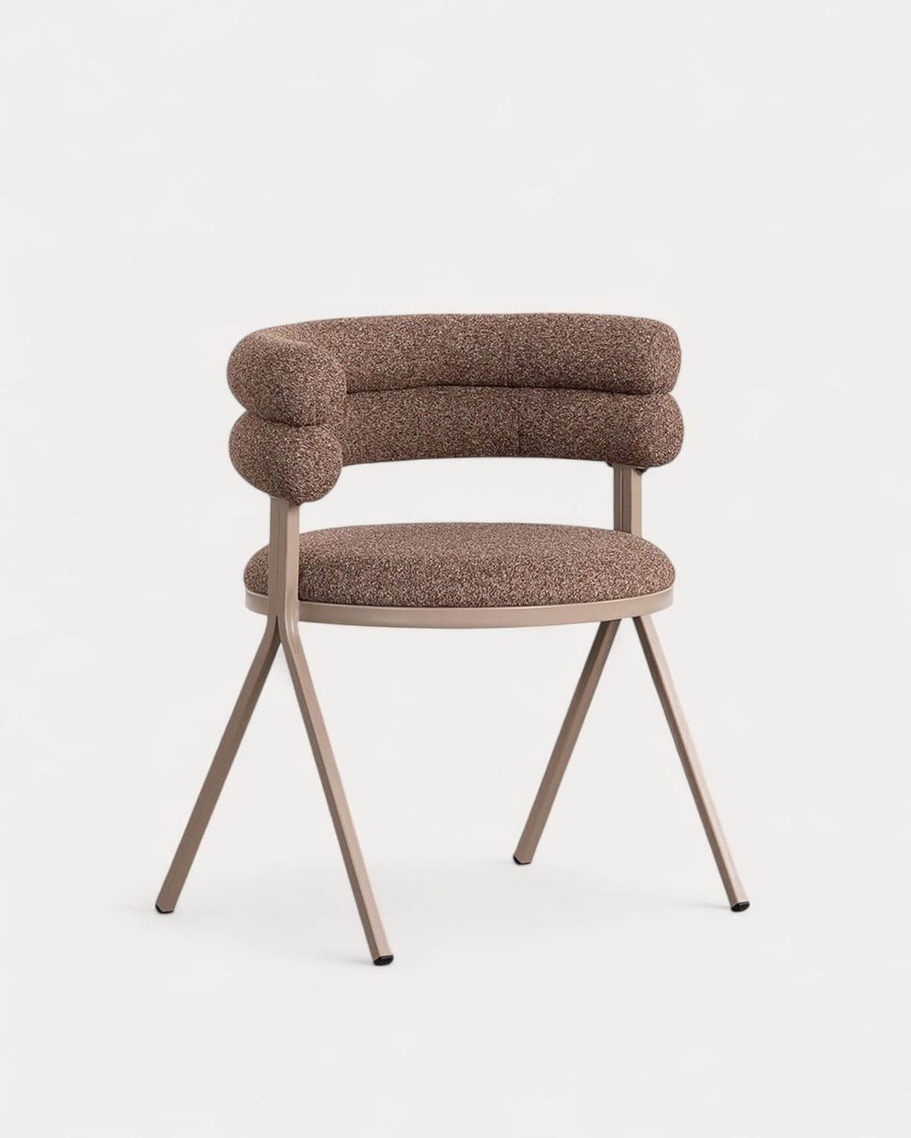 Aixa Classic fabric and metal dining chair