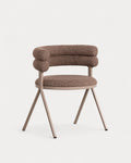 Aixa Classic fabric and metal dining chair