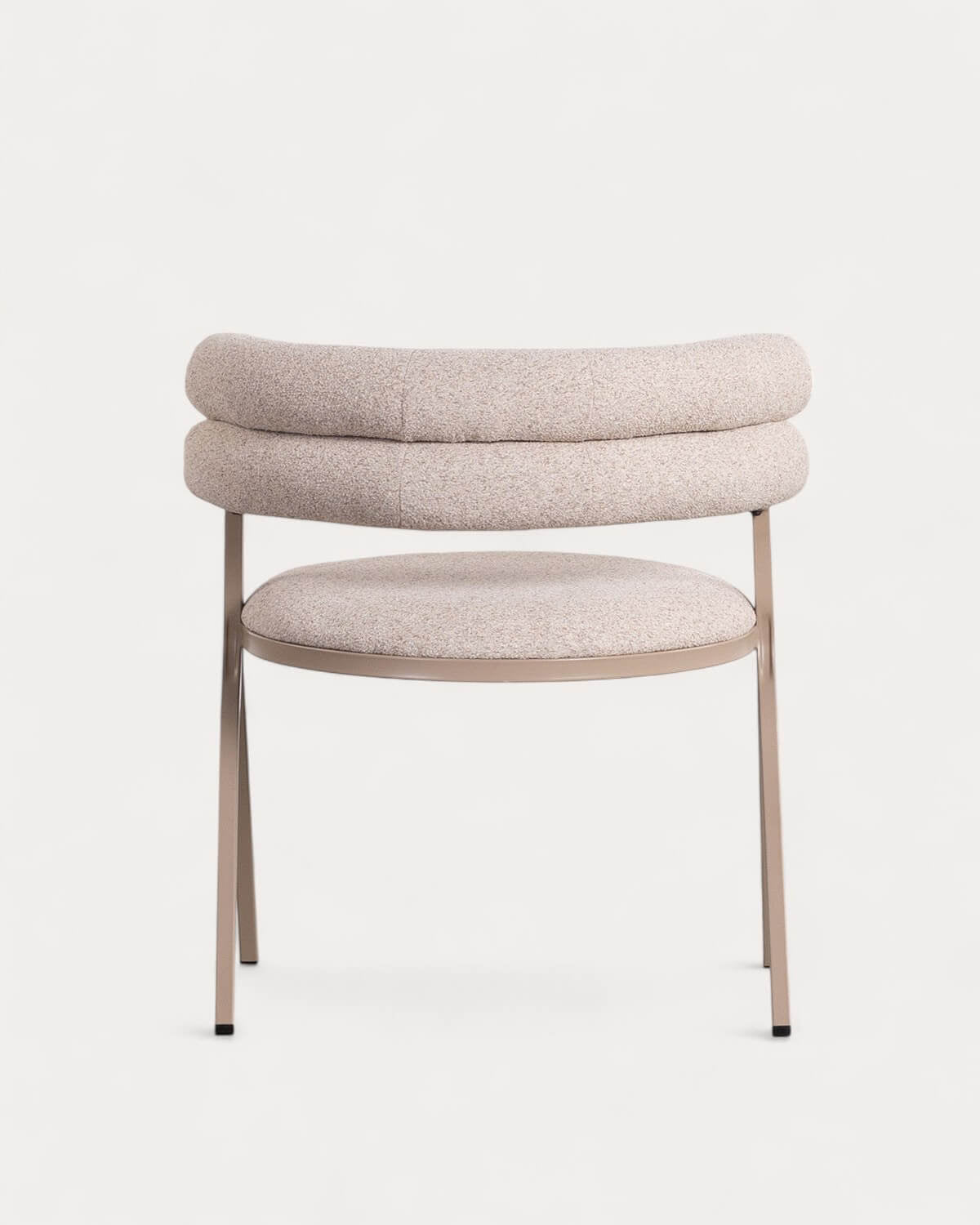 Aixa Classic fabric and metal dining chair