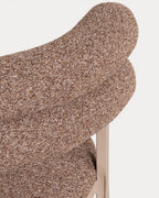Aixa Classic fabric and metal dining chair