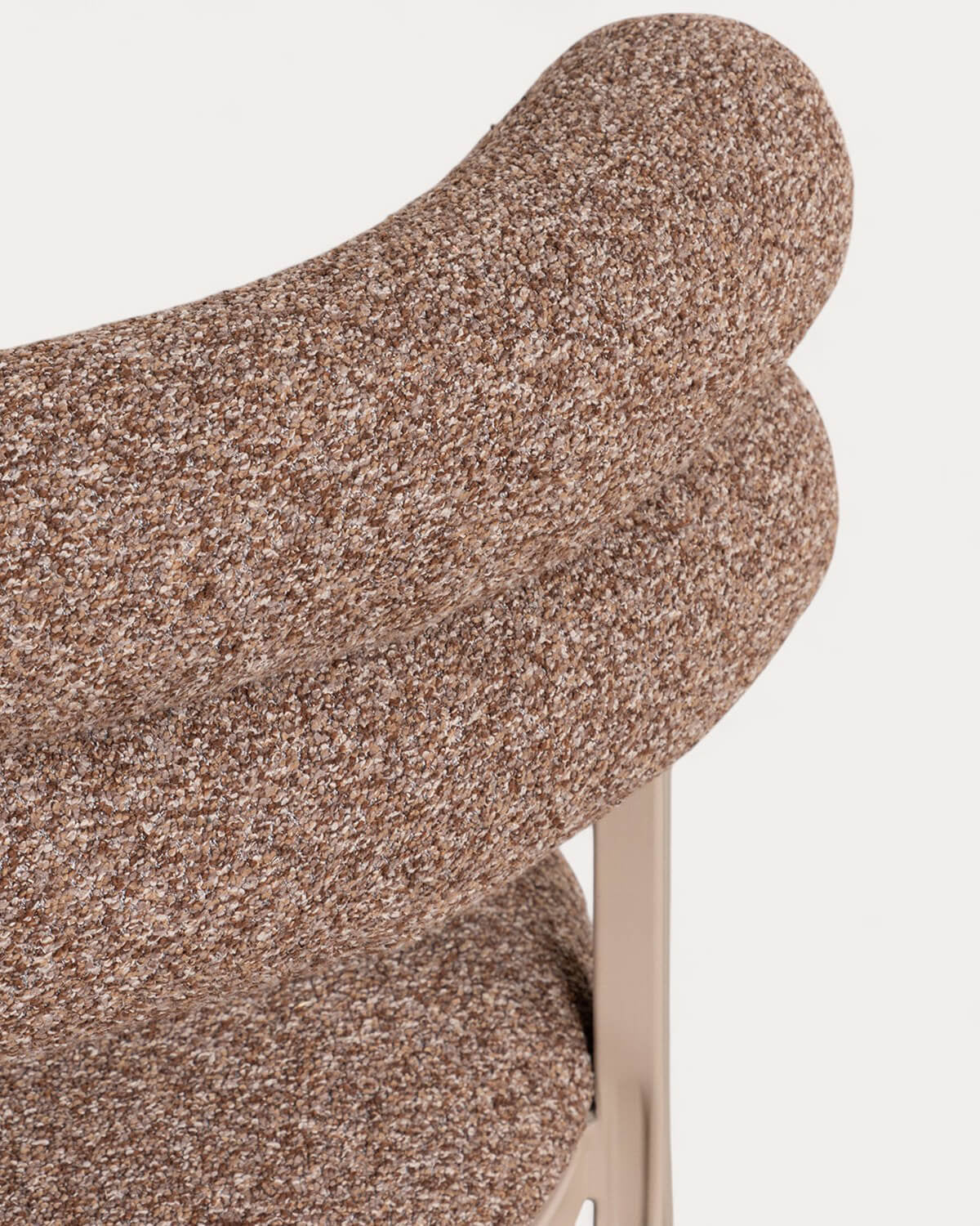 Aixa Classic fabric and metal dining chair
