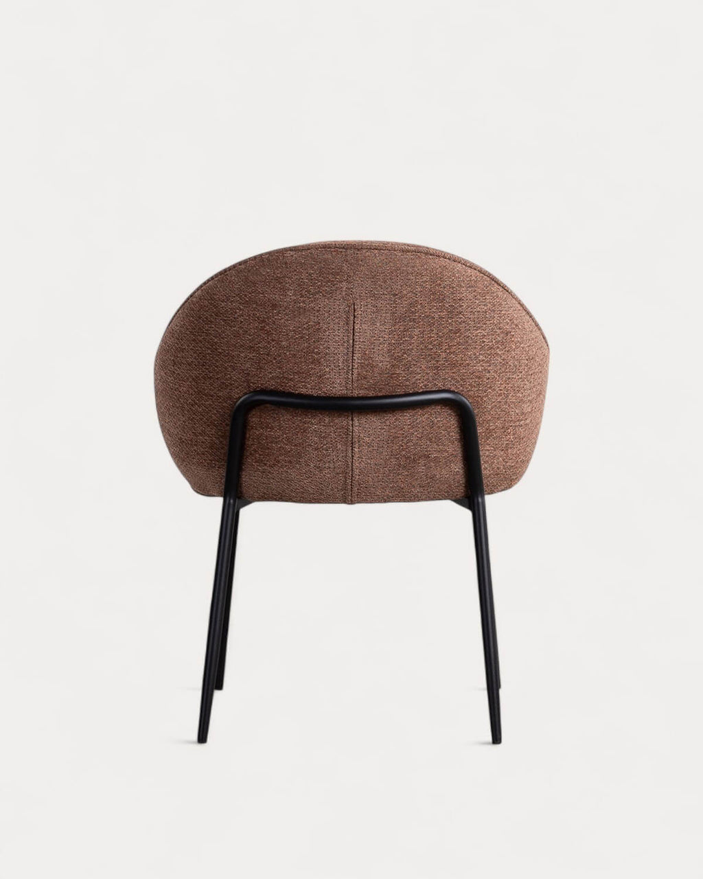 Emna fabric and metal dining chair